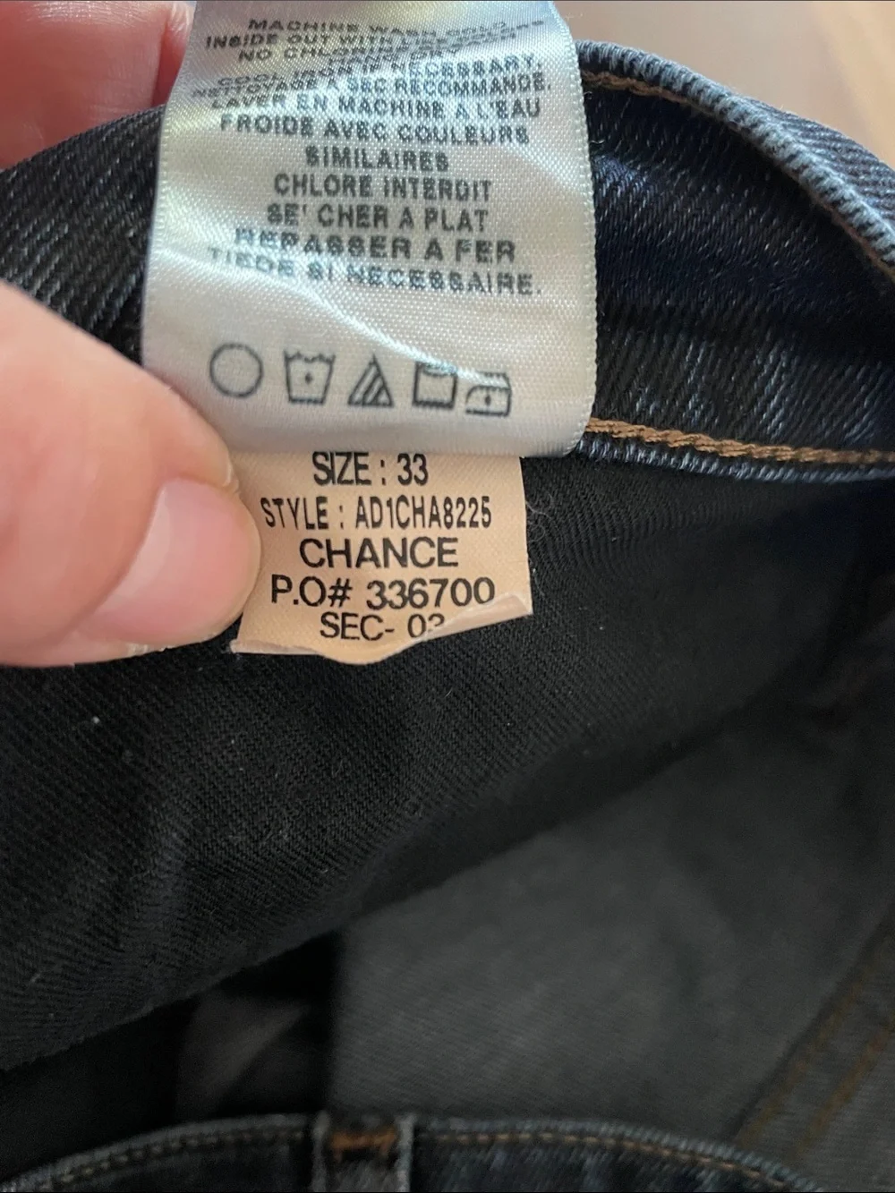 Joe's Brixton Fit Jeans In Chance Color Size 33X34